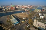 Plac z nabrzeżem w centrum Szczecina wynajmę 10 000 m² lub mniej. film