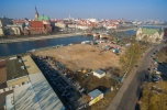 Plac z nabrzeżem w centrum Szczecina wynajmę 10 000 m² lub mniej. film