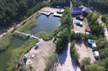 Posiadłość 10 ha rekreacyjna w lesie ze stawami i prawem zabudowy