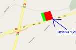 Teren inwestycyjny 1,26 ha; 400 m. od drogi nr 8 W-wa - Wroc